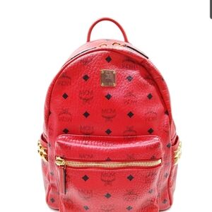 MCM Red Backpack